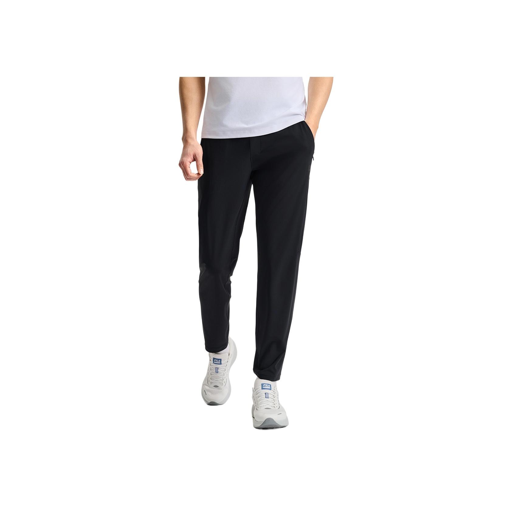 

New FILA Knitted Sweatpants Men s Pitch Black A11M521602A-BK XL