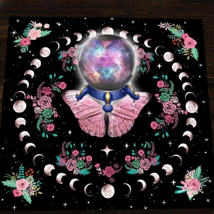 Tarots Tablecloth Divinations Table Cover Astrology Oracles Board Game Mat