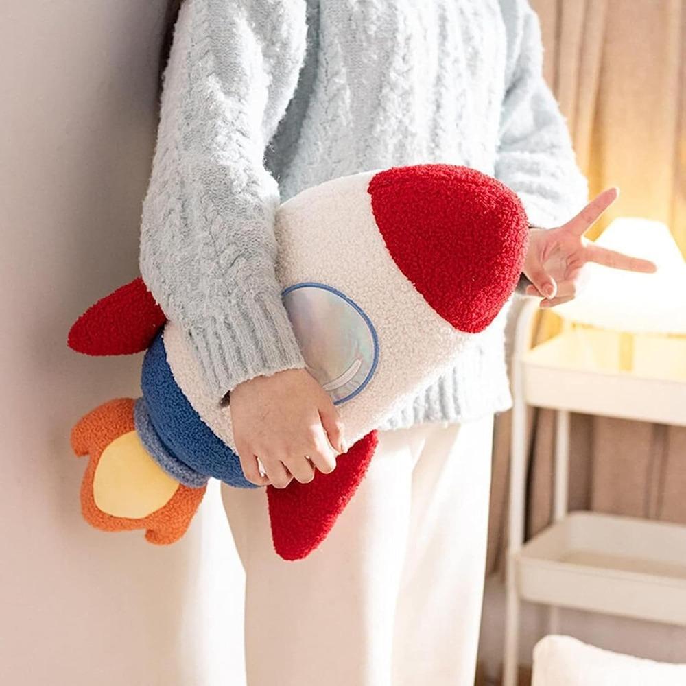 Astronaut Stuffed Plush Toy Squishy Soft Toys Stuffed Plush Rocket Spaceship for Girls Boys Cute Toy Stuffed Pillow for Kids