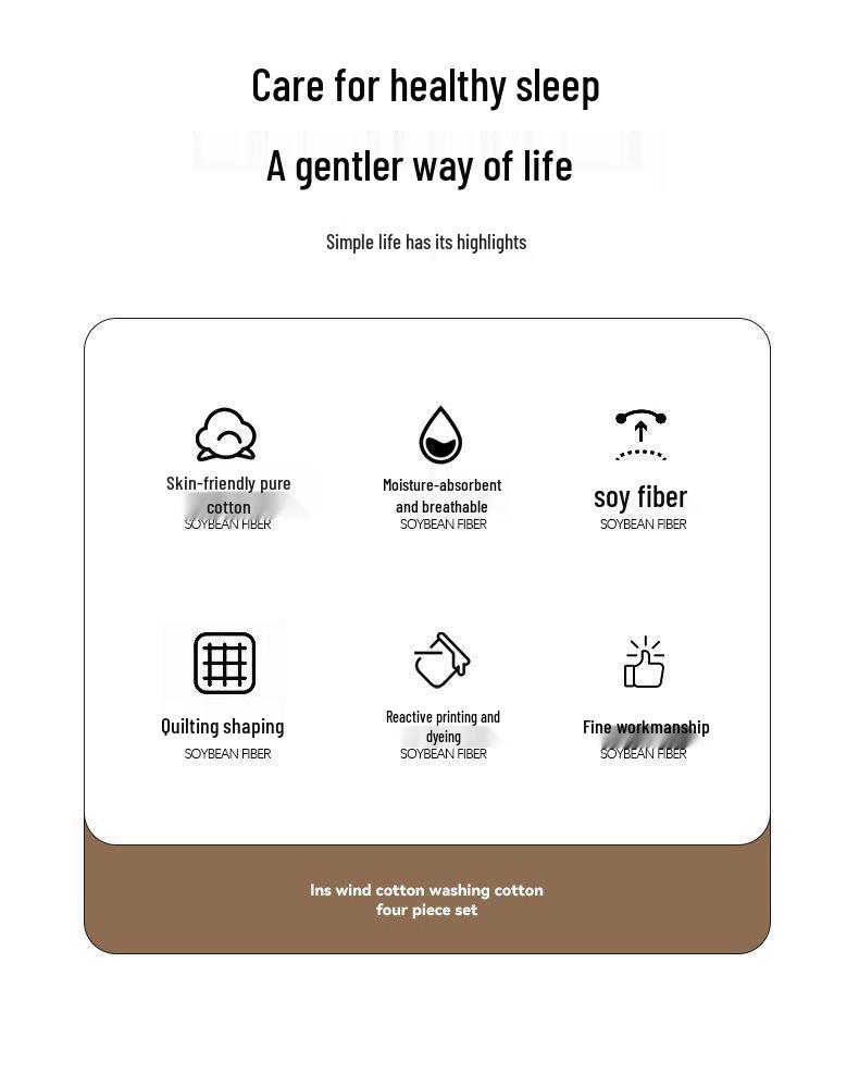 Grade A Mother-Baby 30% Cotton Soybean Fiber Quilt Cover - Spring/Autumn Double Quilt, Thick Winter Quilt, Perfect for Dorms