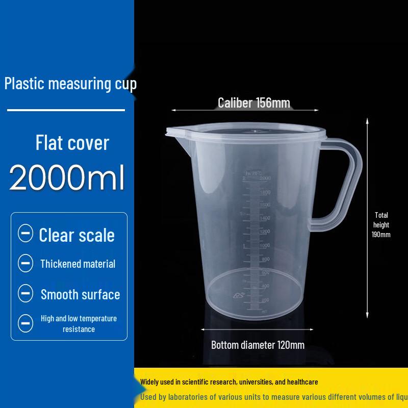 Homeglen Transparent Plastic Measuring Cup