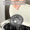 10Pcs Disposable Drain Filter Sink Floor Drainer Covers Bathroom Shower Sink Strainer Hair Garbage Anti Blocking Filter