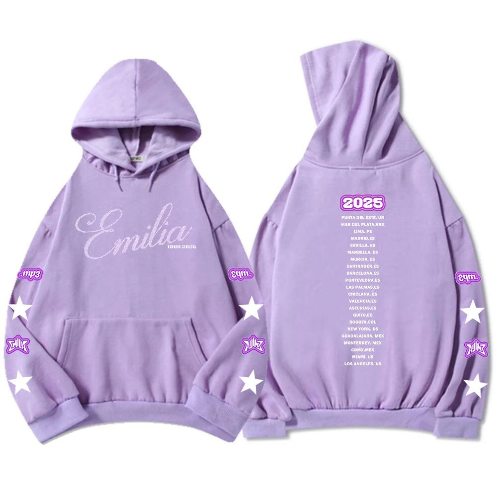 Men Women Clothes Emilia Mernes Singer Graphic Hoodies Fashion Long Sleeve Hooded Pullovers Autumn Fleece Male Sweatshirt Casual