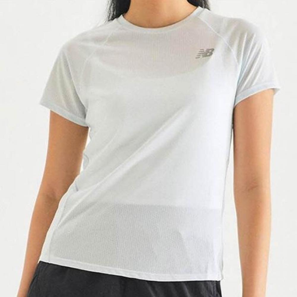 

New Balance Женская футболка для бега ImpacT голубая 85(S)