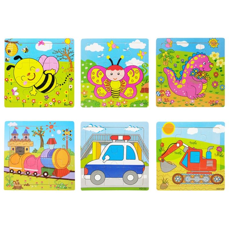 Kids Educational Toys Jigsaw Puzzle Toy for Toddler Children Boys and Girls Educational Puzzle Toys Wooden Frame Puzzle