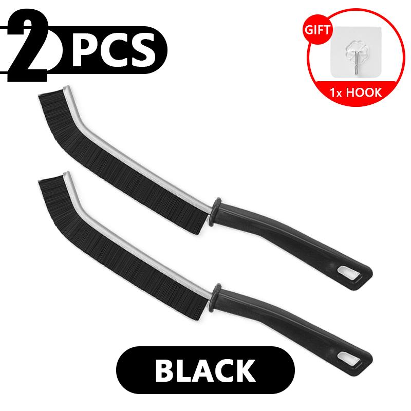 Cleaning Brush for Fine Seam Corners Groove Window Cleaning Tools Kitchen Bathroom Tiles Joints Brush Microfiber Toilet WC Brush