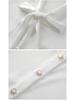 Women's Chiffon Bow Tie Blouse - Long Sleeve Satin Shirt for Spring/Autumn