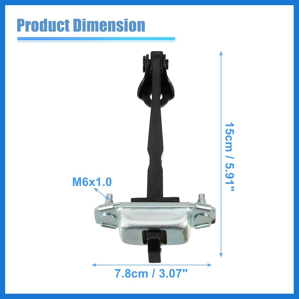 Front Right Door Hinge Check Arm Stop Strap Fit for Kia Sportage 2011-2016 No.79390-3W000/793903W000 - Pack of 1 Auto Accessories