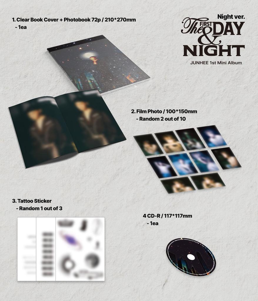 (Day / Night Ver.) JUNHEE [The First Day & Night] 1st Mini Album