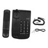 Portable Corded Telephone Phone Pause  Redial  Flash  Mute Mechanical Lock Wall Mountable Base Handset for House Home