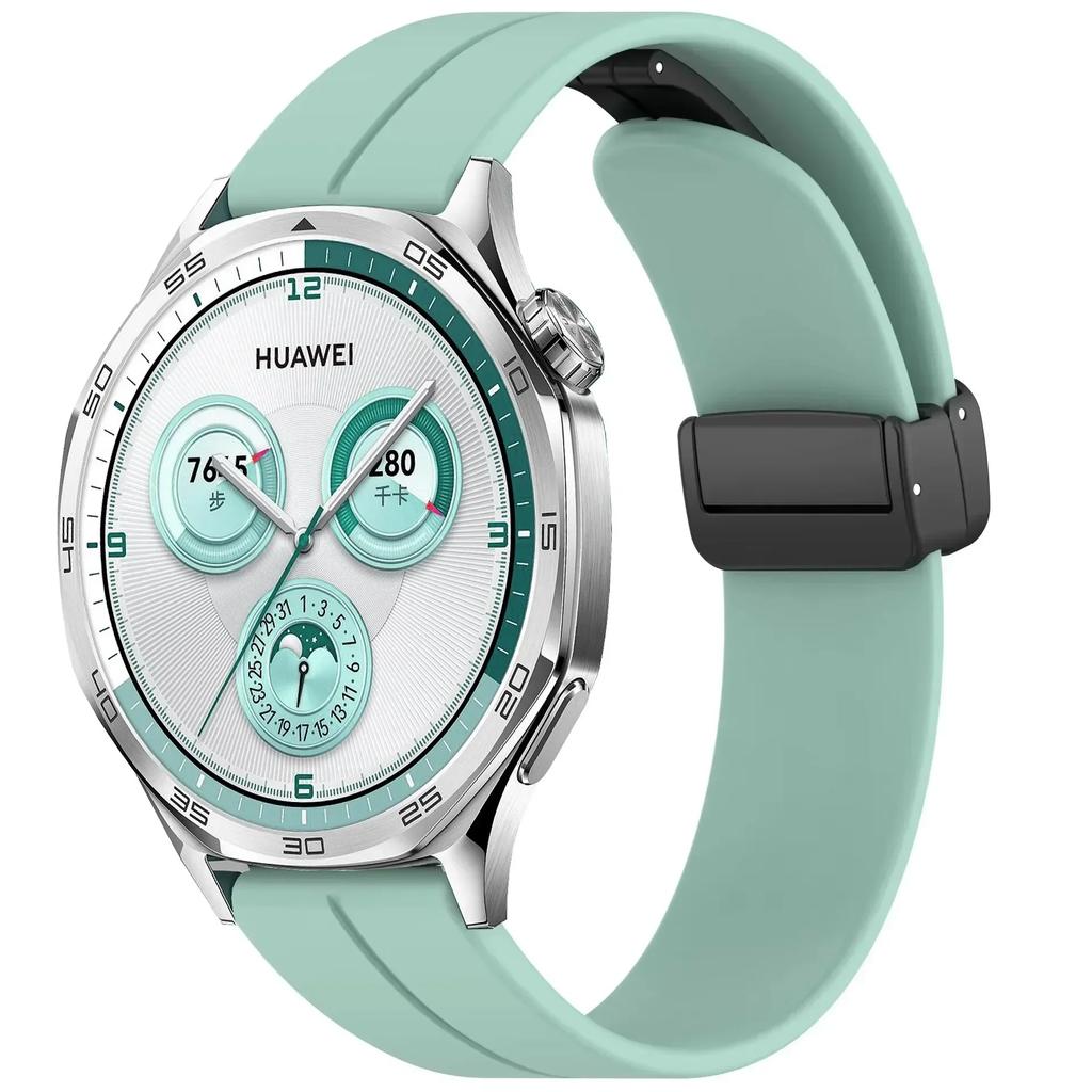 22mm 20mm Magnetic Loop Strap For Huawei Watch GT5/4/3/2/2e 46mm Silicone Bracelet for Samsung Galaxy Watch 7 6 5 4 40/44mm Band