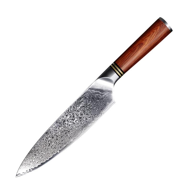 67layers Damascus Steel Kitchen Chef Knife Meat Cleaver Knife Vegetable Slicer
