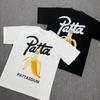 2026 New American Style Streetwear Shortsleeved Summer Multipatterned Lettering Design Loose Tshirt