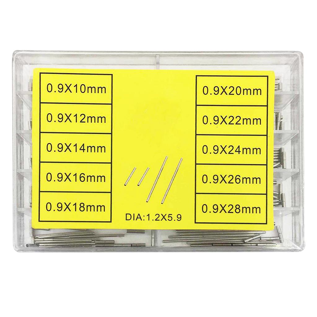 1 Set Watch Band Split Pins With Box Stainless Steel Watch Bracelet Strap Link Pins Cotter Bar Assortment Watch Repair Tools