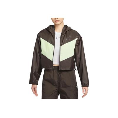 Sportswear SS25 Windrunner Loose Short Hooded Long Sleeve Jacket Women Jackets Velvet-Brown Light-Yellow-Green White HJ1183-220