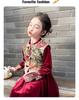 Red Princess Winter Dress for Girls - New Style Autumn/Winter Holiday Outfit