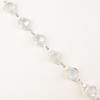 Milky Opal Gemstone 925 Sterling Silver Jewelry Bracelet 9" Personalized Gift RB-6-10