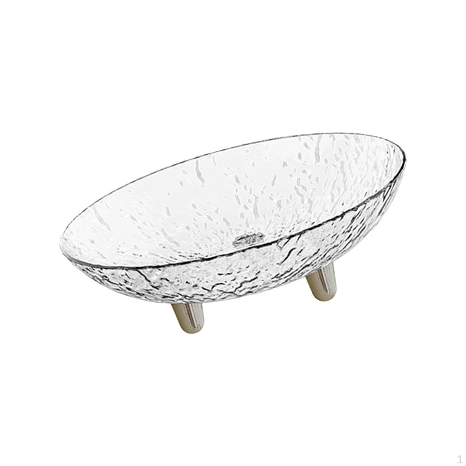 

Элегантная фруктовая ваза и набор тарелок для подачи свежих продуктов clear small