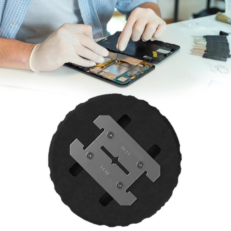 360-Grad-Drehbarer Chip-Halter mit Metallklemme für Hochtemperatur-Elektronik PCB-Reparatur DIY-Werkzeugsatz