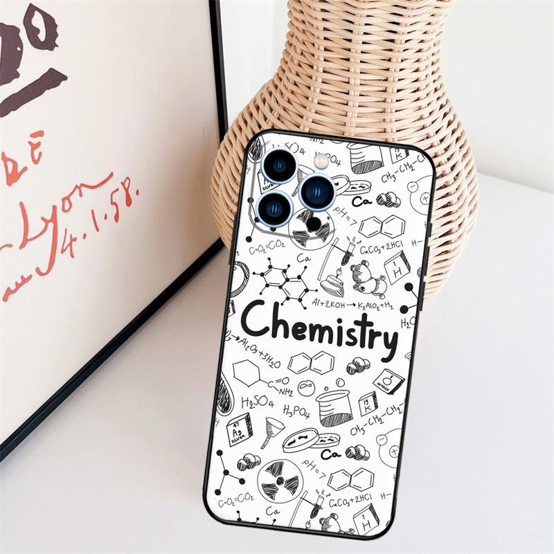 Vintage Chemistry Laboratory Funda For iPhone 16 15 Pro 14 Pro Max Plus 11 13 12 Mini X XS XR Phone Case
