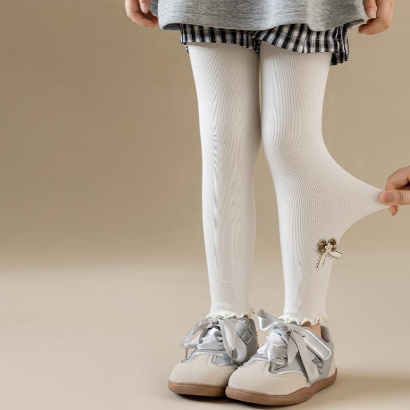Spring Autumn Baby Pants Newborn Girls Leggings Striped Cotton Princess Pants Kids Children School Uniform Leggings Tights