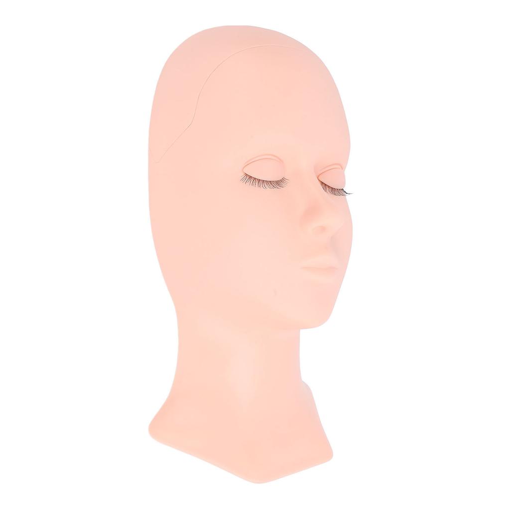 Lash Mannequin Head Silicone Removable Eyelid Realistic Multipurpose Makeup Practice Mannequin Head