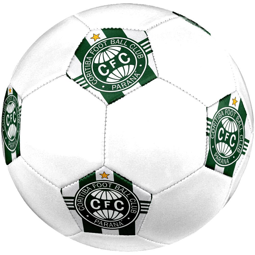 Coritiba FC Size 5 Soccer Ball, Machine-Stitched PVC, Durable & High Bounce, All Ages Fit, Fan Merchandise, Matches & Outdoor Use.