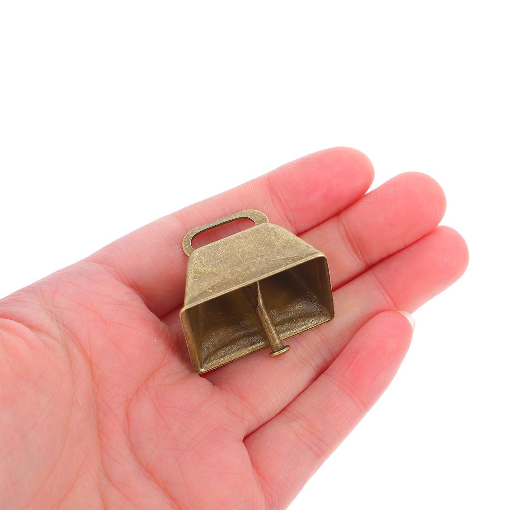 8Pcs Rustic Vintage Cowbells Iron Bells Christmas Tree Ornaments DIY Craft Pet Collar Bells Holiday Decoration Supplies