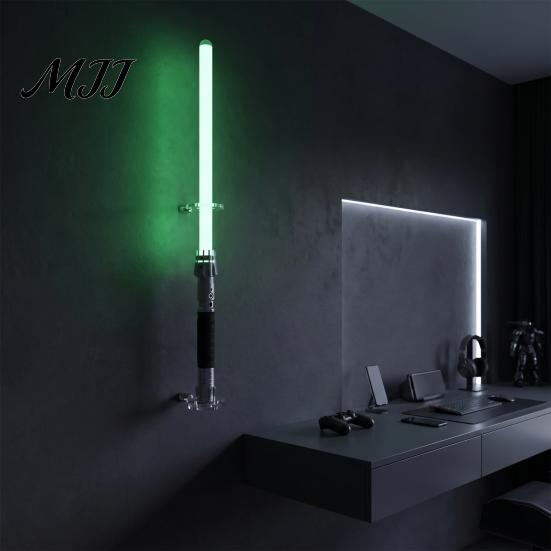 Wall Mounted Hanger 2PCS Vertical Light Swords Mount Racks, Transparent Acrylic Display Holder Stand, Space Saving for Living Room And