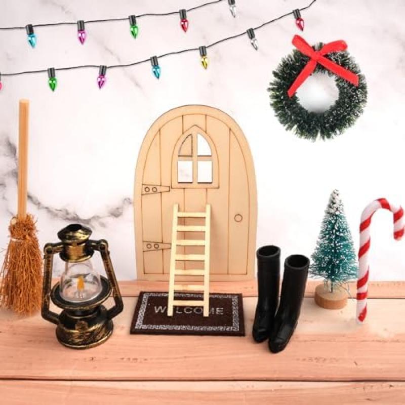 Wichtel Fairy Lights Miniature, Colorful Drop-Shaped LED String Lights for Fairy Garden, Dollhouse Decor, Christmas Ornaments, Children's Gift