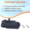 Noise Reduction Silencers Assembly Suitable With BR800 BR800C BR800X Gas Powered Blower Parts