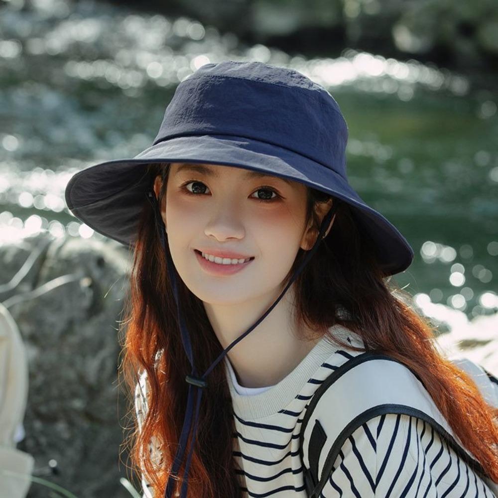 Anti-Sun Bucket Hat Anti-UV Sunscreen Hat Fashion Fishing Cap Summer