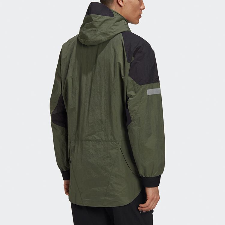 adidas Originals Jackets Men's Basic Green Hooded Moderate Other GD5587