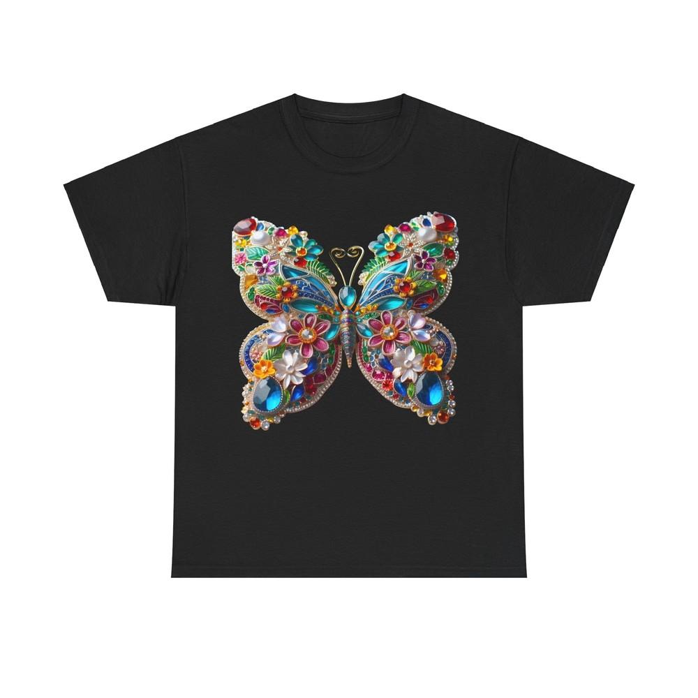 Enchanting Butterfly Brooch Unisex T Shirt Graphic Tee T Shirt Unisex
