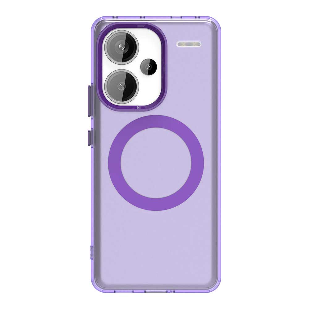 For Redmi Note 13 Pro Plus 5G Case Magnetic Wireless Charge Funda Redmi Note 13 Pro+ Plus Coque Matte Translucent PC Back Cover