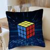 Car Living Room Sofa Cushion Cover Rubik'S Cube Cartoon Pattern Cushion Cover Luxury Home Decoration Pillow Cover