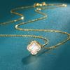 Clover Necklace Fashion Lamp Luxury Temperament High Ins Cold Wind Clover Pendant Gift Female Premium Durable Quality