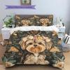 Animal  Pattern Bedding Quilt Set Quilt Cover Pillowcase Home Decoration  Gift (1 * duvet cover + 2 * pillowcase, without core)