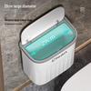 Cubo de basura de plástico abatible para pared para almacenamiento de cocina, baño e inodoro