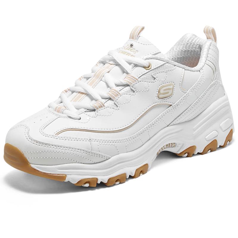 Skechers Women s Mela Bear Chunky Sneakers белый