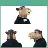 Camel Mask Funny Costume Prop Latex Animal Headgear For Parties And Festivals