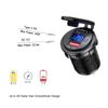 12V/24V Car Charger Socket with ON/Off Switch Voltage Display  45W PD USB QC 3.0 Fast Charger for Car Truck Boat RV Motorcycle