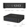 MINISFORUM GK41 Mini PC Celeron J4125 DDR4 8GB 256GB SSD Compact PC Windows11 Small Computer DIY Card Dual Monitor Output Compatible Lightweight