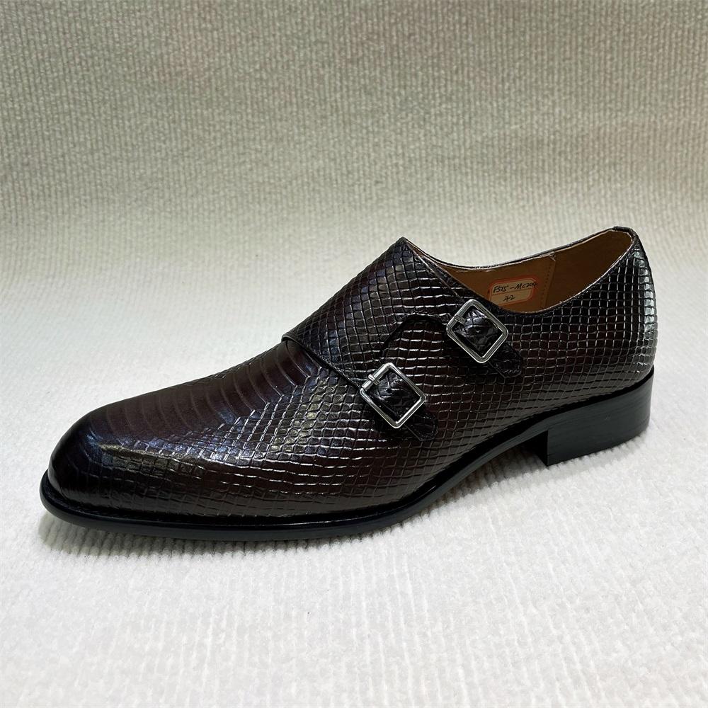 Fashion Luxury Genuine Leather Men's Lace-Up Dress Shoes Formal Oxford Comfortable Office Work Business Flat Footwear for Males