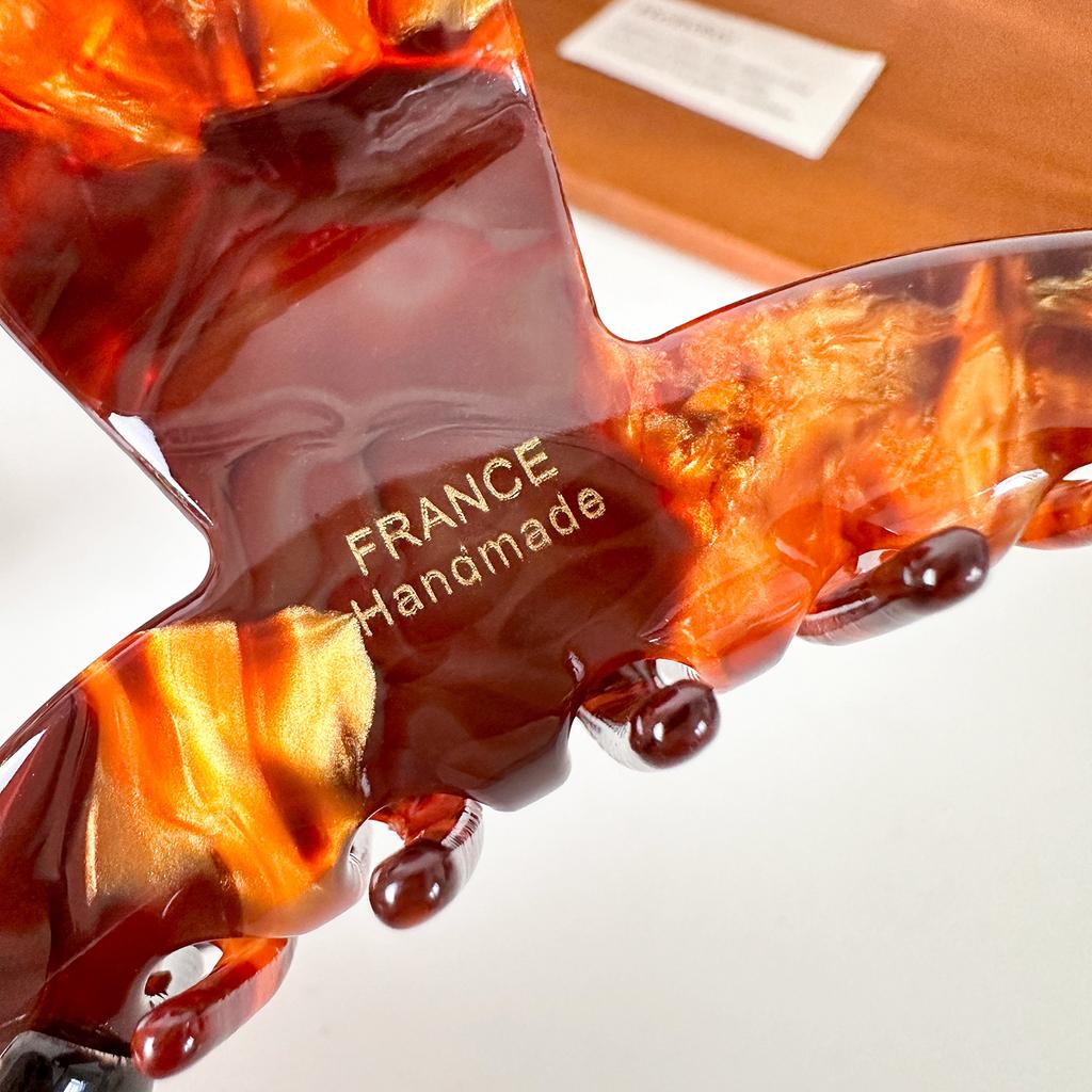 1pc Elegant Temperament, Grab Clip, High-end Feeling, FRANCE Gold Standard Large Shark Clip, Half Zip Clip, Hair Clip