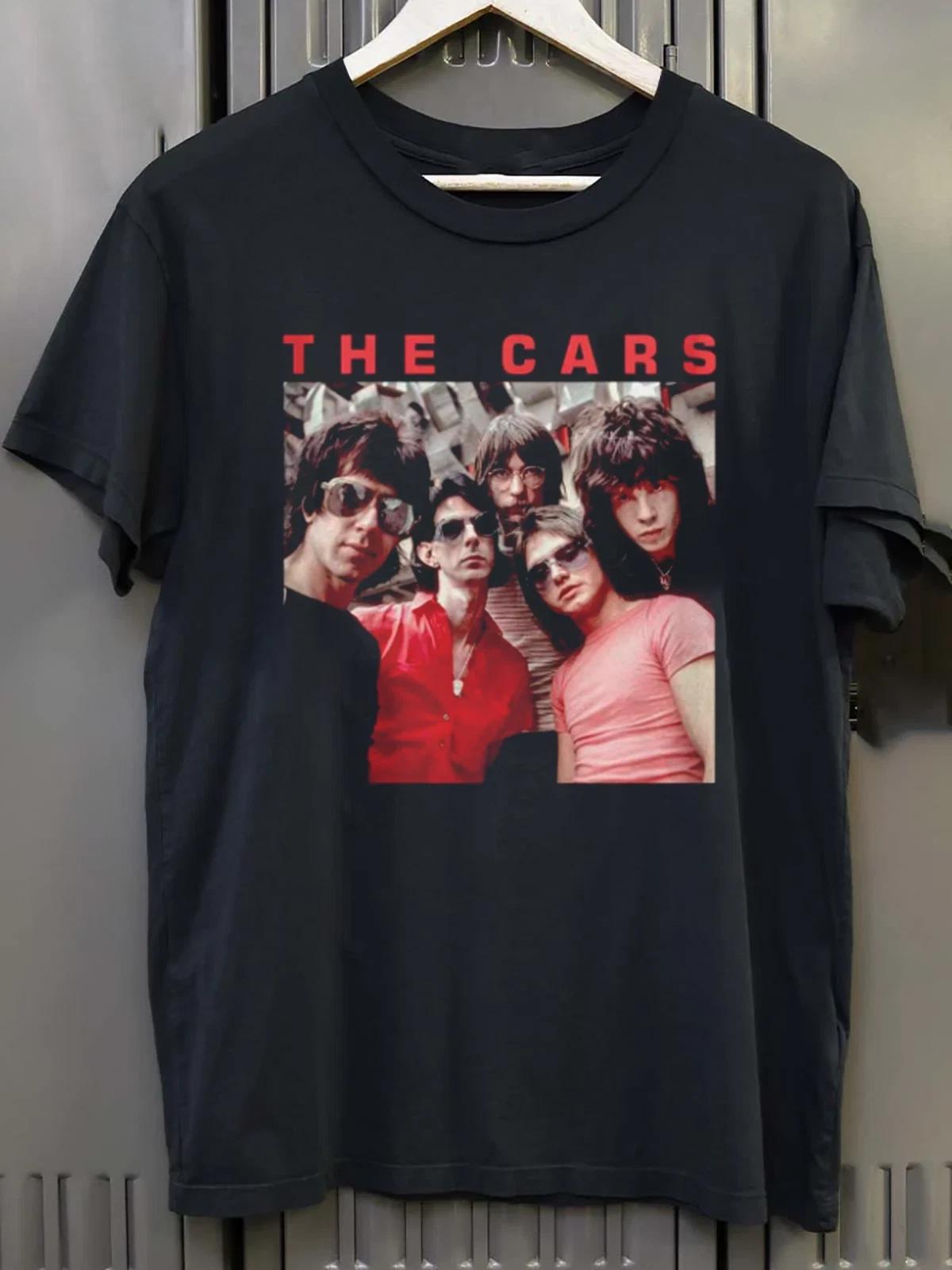 The Cars Band Member Short Sleeve Black All Size S-5Xl Shirt 2XL