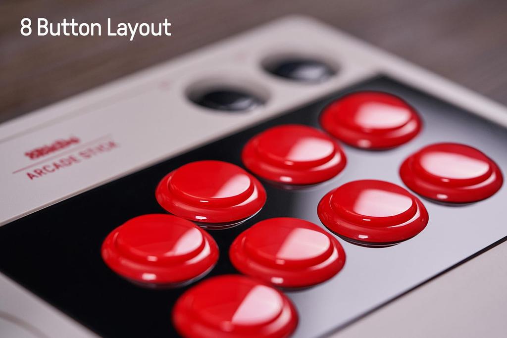 8Bitdo Bluetooth Arcade Stick for Switch Windows &