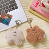 Keychain Toy Doll Ins Bear Car Key Ring Plush Keychain Plush Doll Frustrated Bear Plush Keyring
