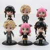 Spy X Family 6pcs/set Figures Lifelike Eyes And Convenient Palm Size