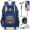2026 Sports Soccer USB Large Capacity Backpack for Middle High School Students Travel Unisex